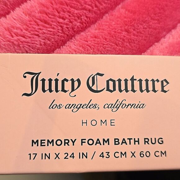Juicy Couture Home Heart Embossed Memory Foam Bath Rug - Picture 5 of 5